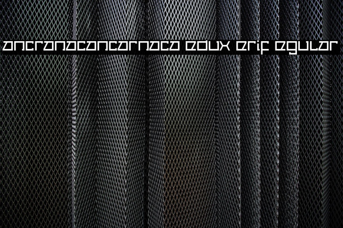 Cancranacancarnaca Redux: Serif Regular Example 2