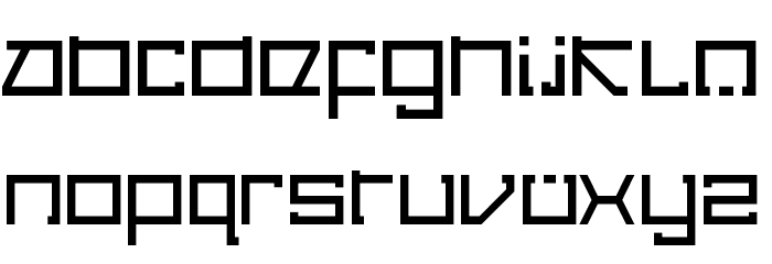Cancranacancarnaca Redux: Serif Regular Font LOWERCASE