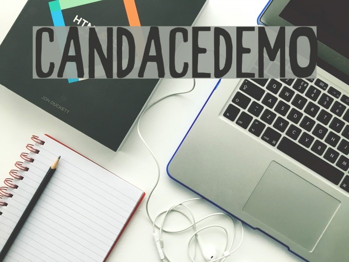 CandaceDemo Font examples