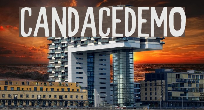 CandaceDemo Font examples