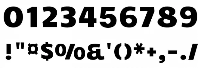 Candal Font Alte caractere