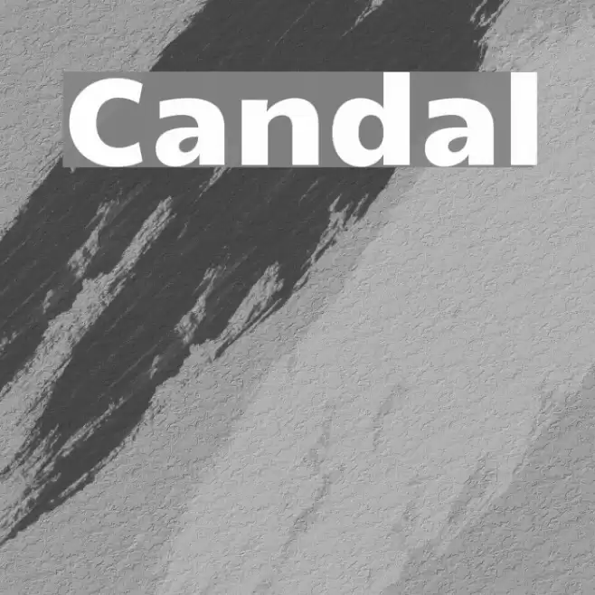 Candal Font examples