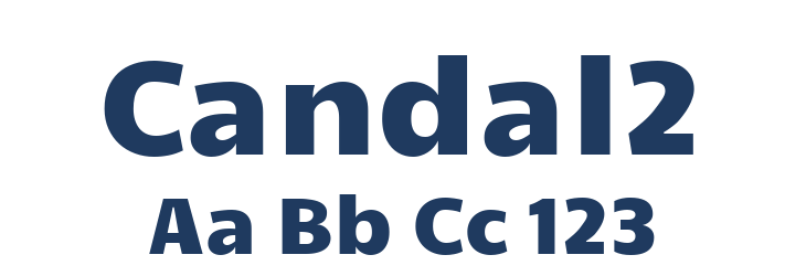 Candal2 Font Preview