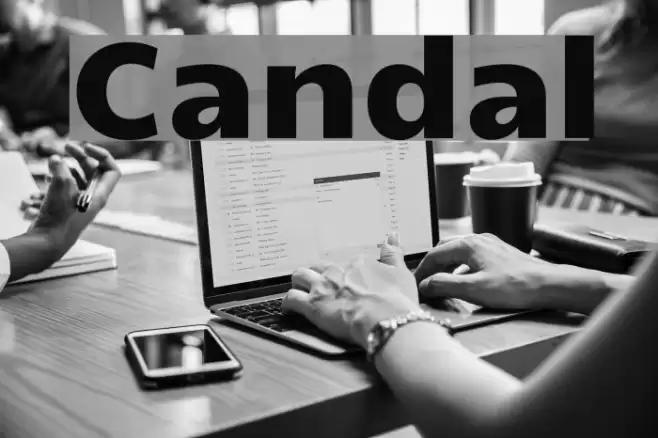 Candal Font examples