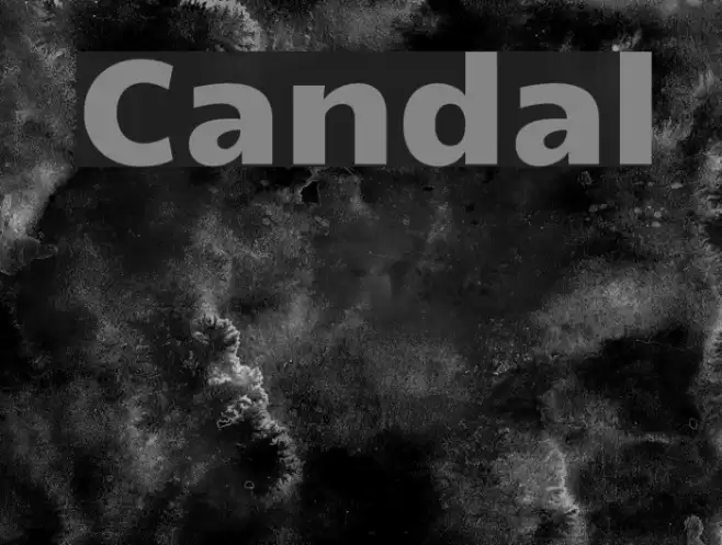 Candal Font examples