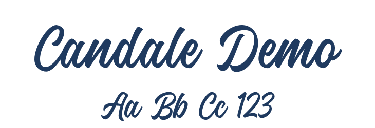Candale Demo Font Preview
