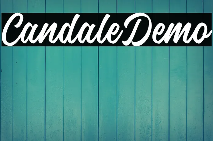 Candale Demo Example 2