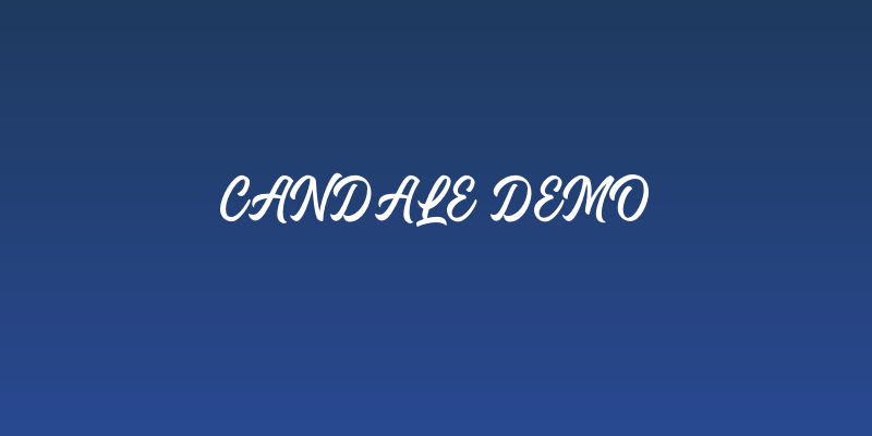 Candale Demo Social Header