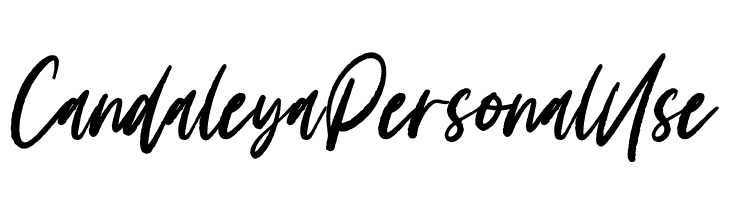 Candaleya Personal Use  baixar fontes gratis