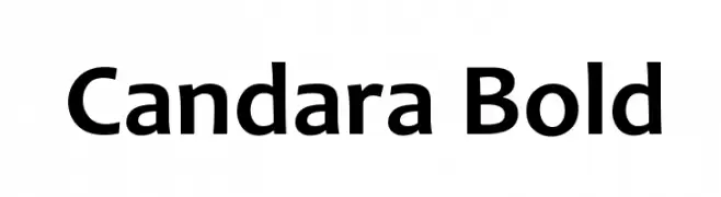 Candara Bold  免费字体下载