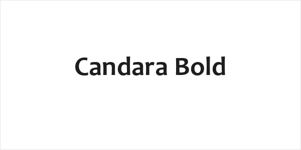 Candara Bold Logo