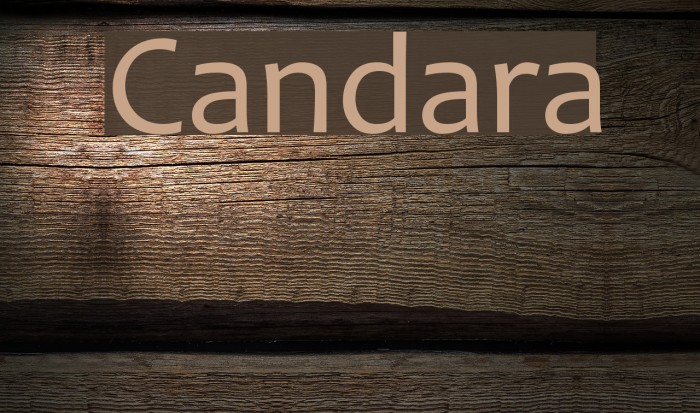 Candara Example 3