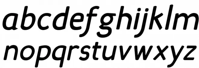 Candela Bold Italic خط أحرف صغيرة