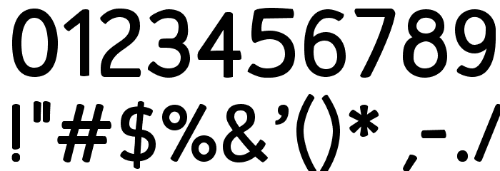 Candela Bold Font OTHER CHARS