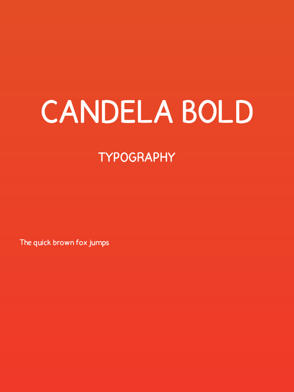 Candela Bold Poster