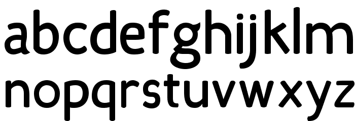 Candela Bold Font LOWERCASE