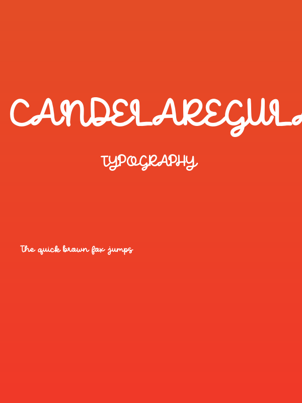 CandelaRegular Poster