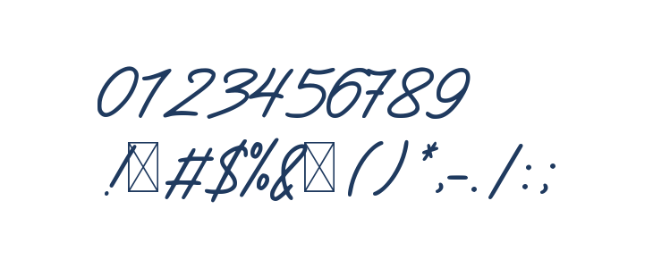 Candelia Regular Other Characters