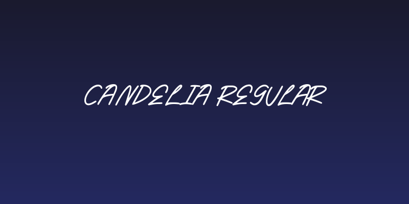 Candelia Regular Social Header
