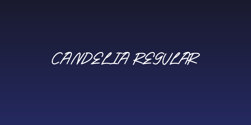 Candelia Regular Social Header