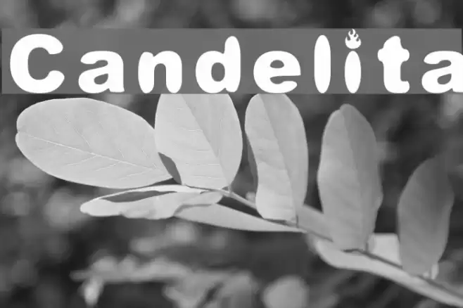Candelita Font examples