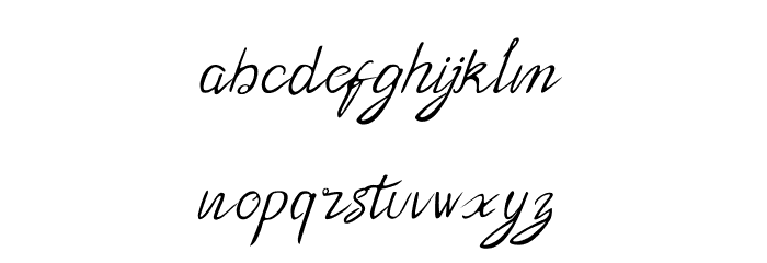 Candenvilla_Demo Font LOWERCASE