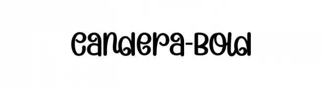 Candera-Bold  Скачать бесплатные шрифты