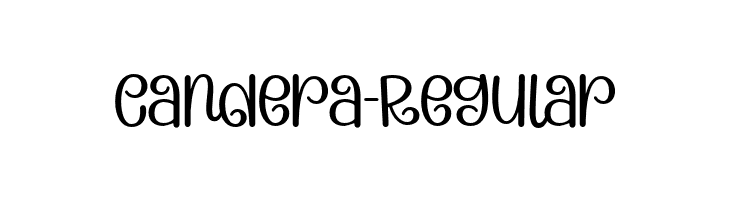 Candera-Regular  Free Fonts Download