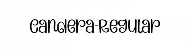 Candera-Regular  Скачать бесплатные шрифты