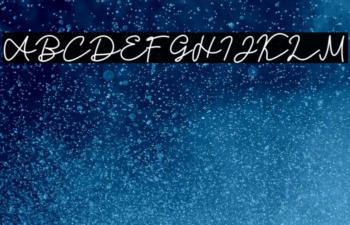 Candia Script Font Example 2