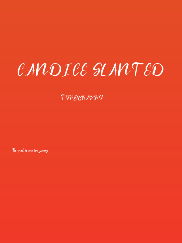 Candice Slanted Poster