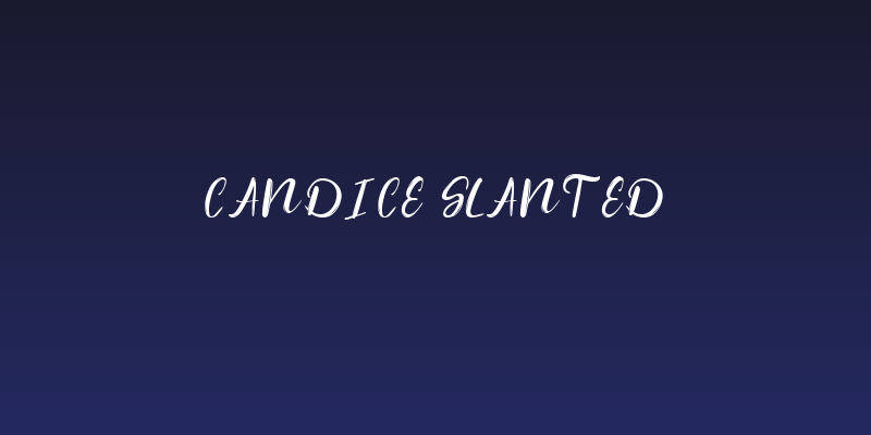Candice Slanted Social Header