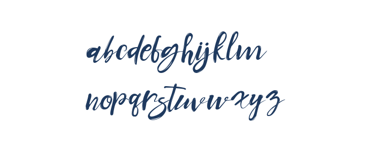 Candice Slanted Lowercase