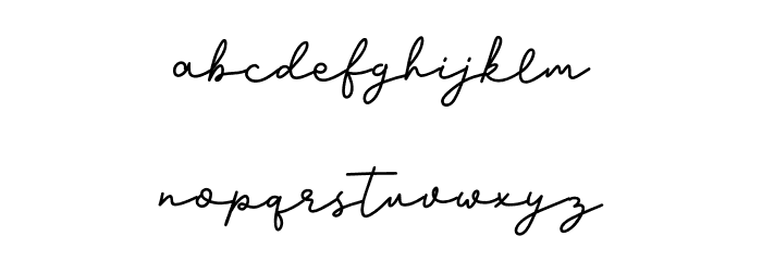 Candid Style Font LOWERCASE