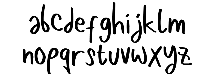 Candidasa Regular Font LOWERCASE