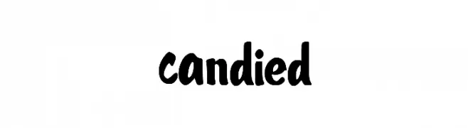 Candied  Frei Schriftart Herunterladen