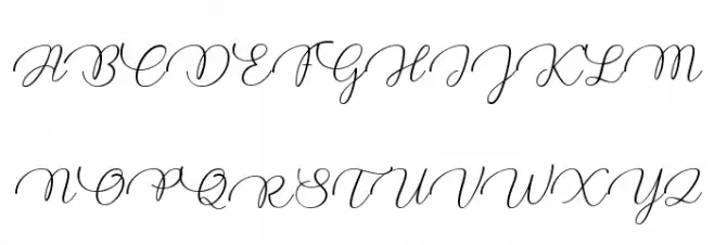 Candire Font UPPERCASE