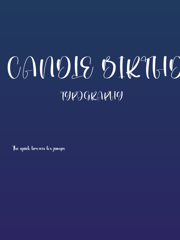 Candle Birthday Poster
