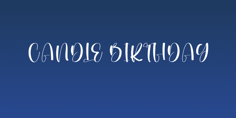 Candle Birthday Social Header