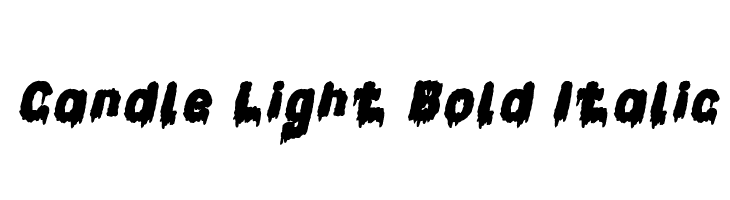 Candle Light Bold Italic  नि: शुल्क फ़ॉन्ट्स डाउनलोड