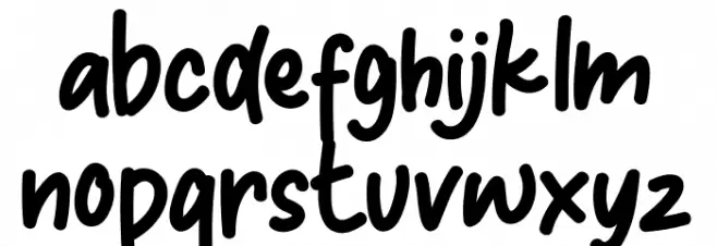Candle Light FREE Font Litere mici