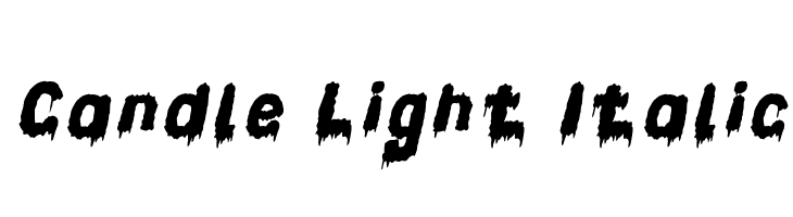 Candle Light Italic  Frei Schriftart Herunterladen