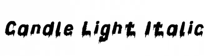 Candle Light Italic  baixar fontes gratis