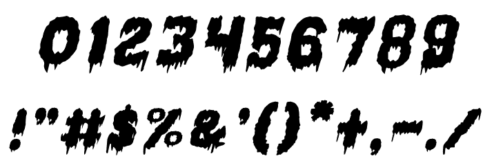 Candle Light Italic Font OTHER CHARS
