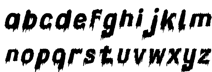 Candle Light Italic Font LOWERCASE