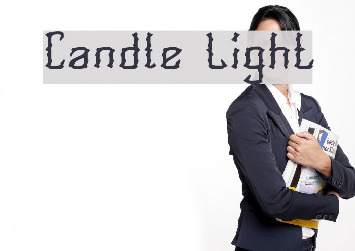 Candle Light Font examples