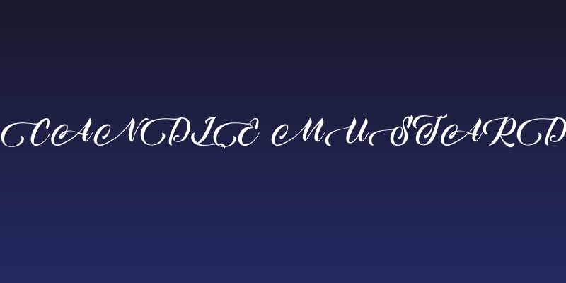 Candle Mustard Social Header