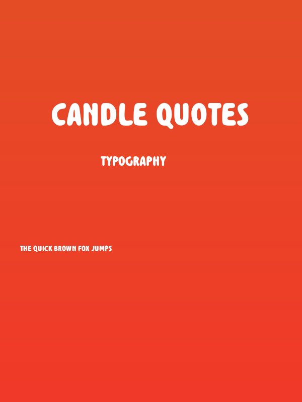 Candle Quotes Poster