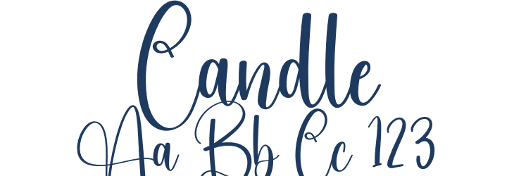 Candle Font Preview