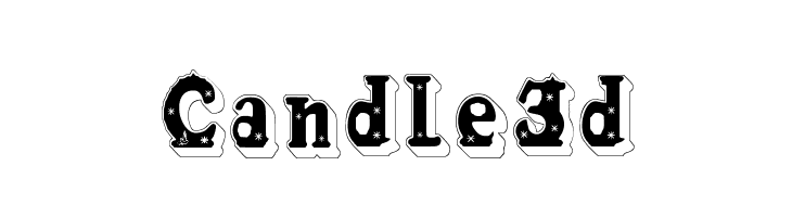 Candle3d  Descarca Fonturi Gratis